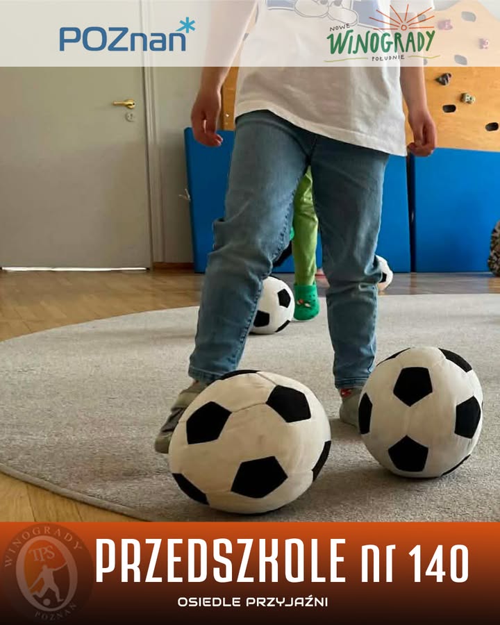 ⚽Przedszkolaki w ruchu⚽ 🟧W Przedszkolu nr 140 na osiedlu Przyjaźni po raz pierws