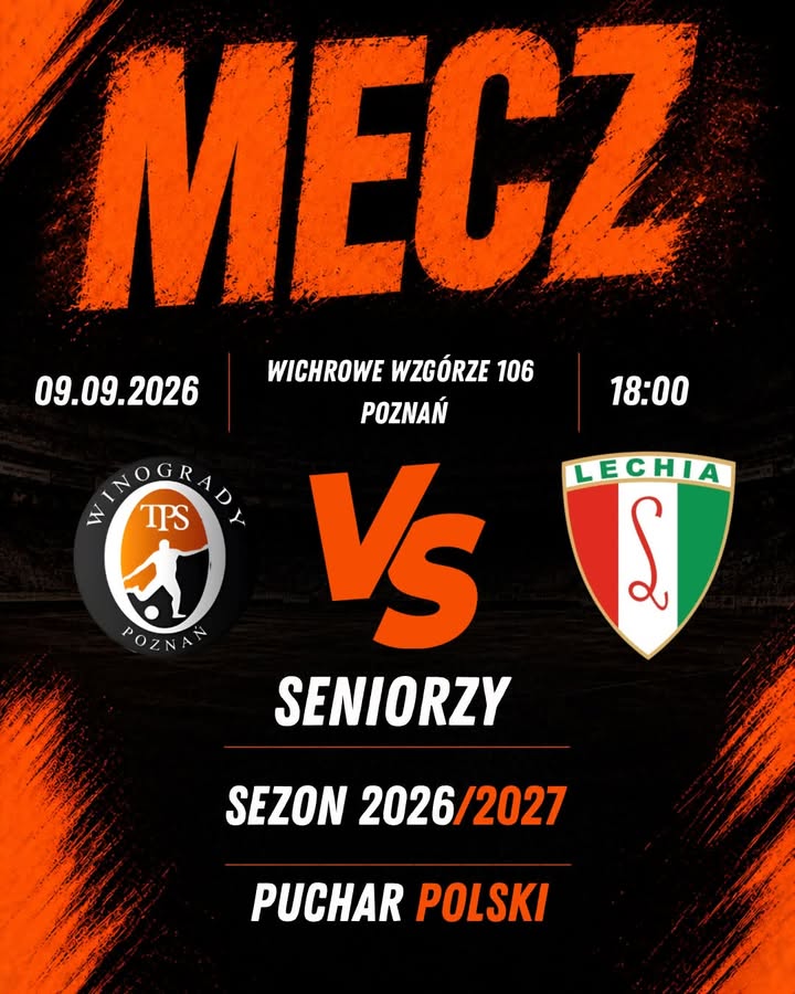 JUTRO GRAMY! ⚽️🏆 Już jutro zagramy mecz 1/16 finału Pucharu Polski! Naszym przec