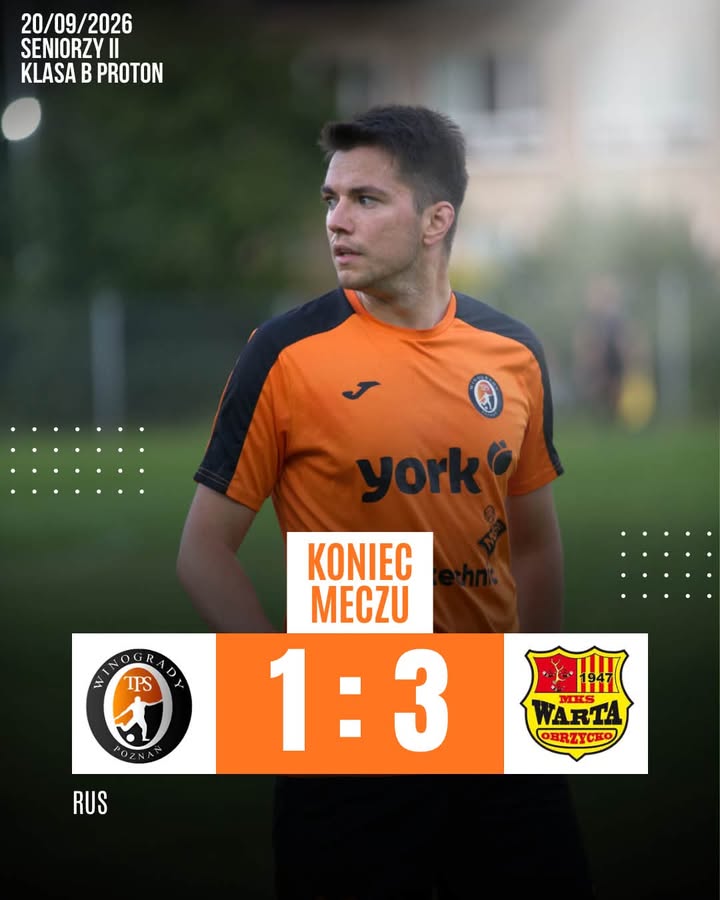 𝐏𝐨𝐝𝐬𝐮𝐦𝐨𝐰𝐚𝐧𝐢𝐞 𝐰𝐞𝐞𝐤𝐞𝐧𝐝𝐮 ⚽️ 🟠 𝐑𝐞𝐳𝐞𝐫𝐰𝐲 Tracimy punkty w meczu domowym z MKS WARTA OB