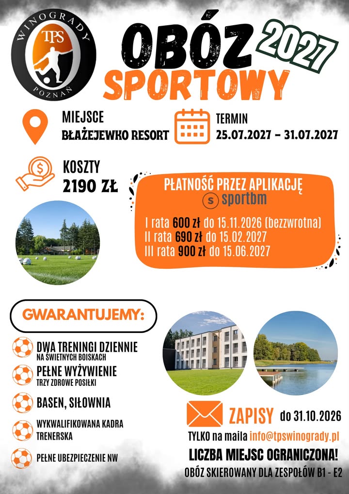 𝐎𝐁Ó𝐙 𝐒𝐏𝐎𝐑𝐓𝐎𝐖𝐘 𝐓𝐏𝐒 𝐖𝐈𝐍𝐎𝐆𝐑𝐀𝐃𝐘 2⃣0⃣2⃣7⃣! W przyszłym roku czeka nas wyjątkowy wyjaz