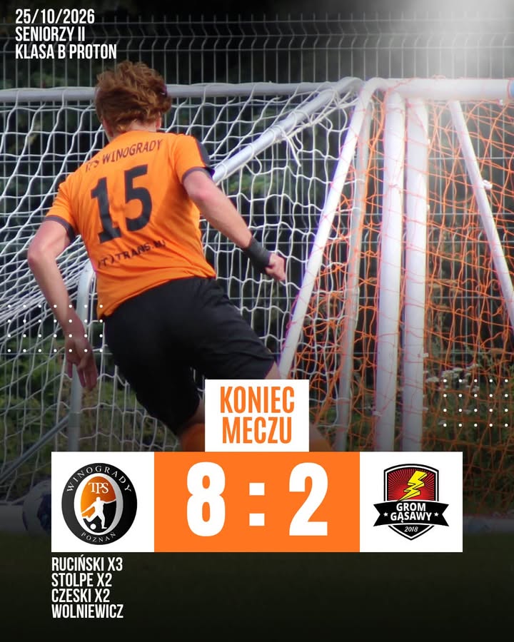 𝐏𝐨𝐝𝐬𝐮𝐦𝐨𝐰𝐚𝐧𝐢𝐞 𝐰𝐞𝐞𝐤𝐞𝐧𝐝𝐮 ⚽️ 🟠 𝐑𝐞𝐳𝐞𝐫𝐰𝐲 Wysokie i ważne zwycięstwo II drużyny! Brawo 